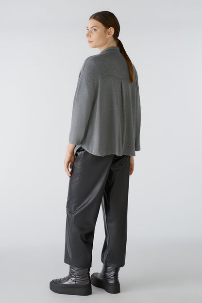 Strickjacke Viskose, Baumwolle, Seide