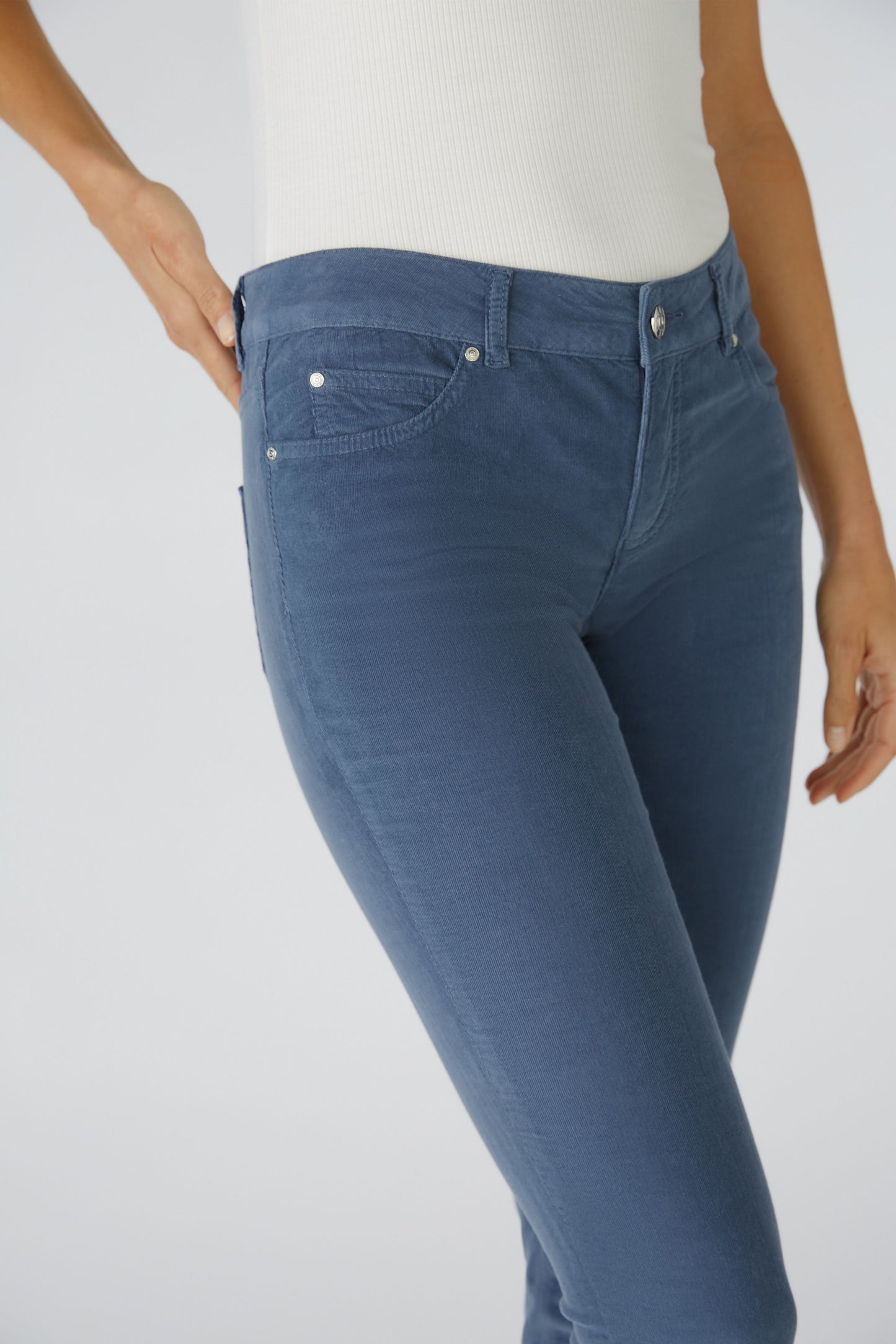 BAXTOR Cord Jeggings Slim Fit, cropped