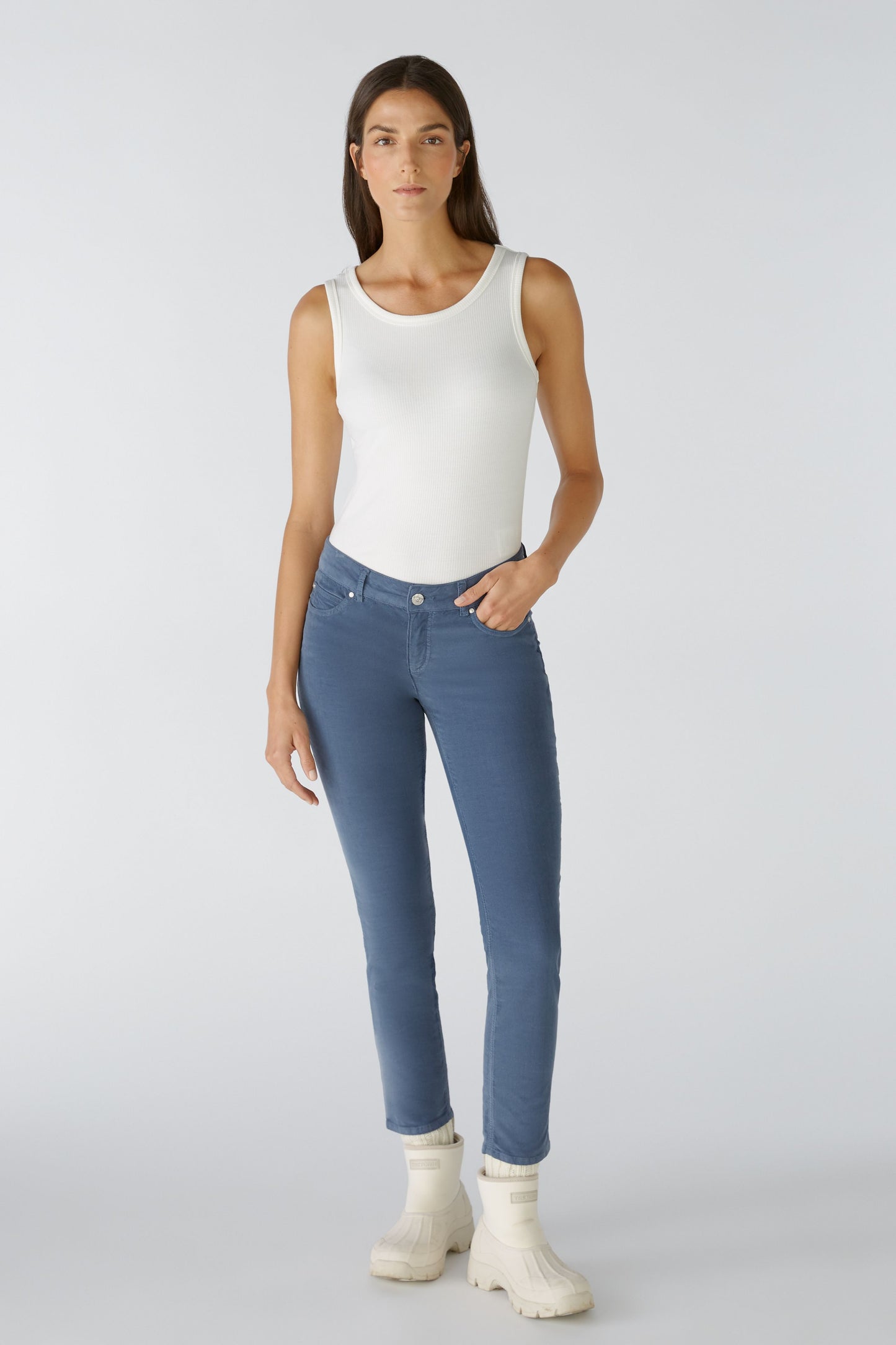 BAXTOR Cord Jeggings Slim Fit, cropped