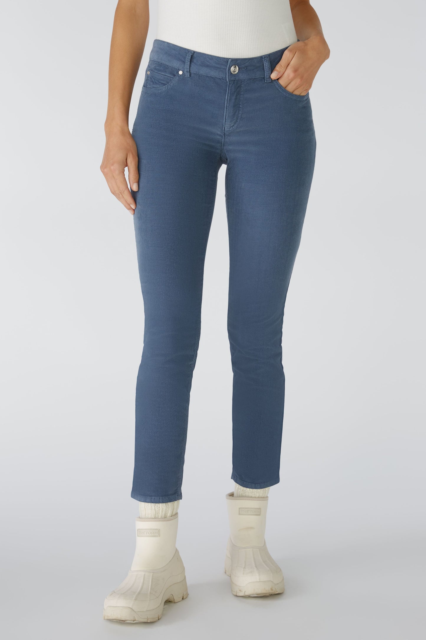 BAXTOR Cord Jeggings Slim Fit, cropped