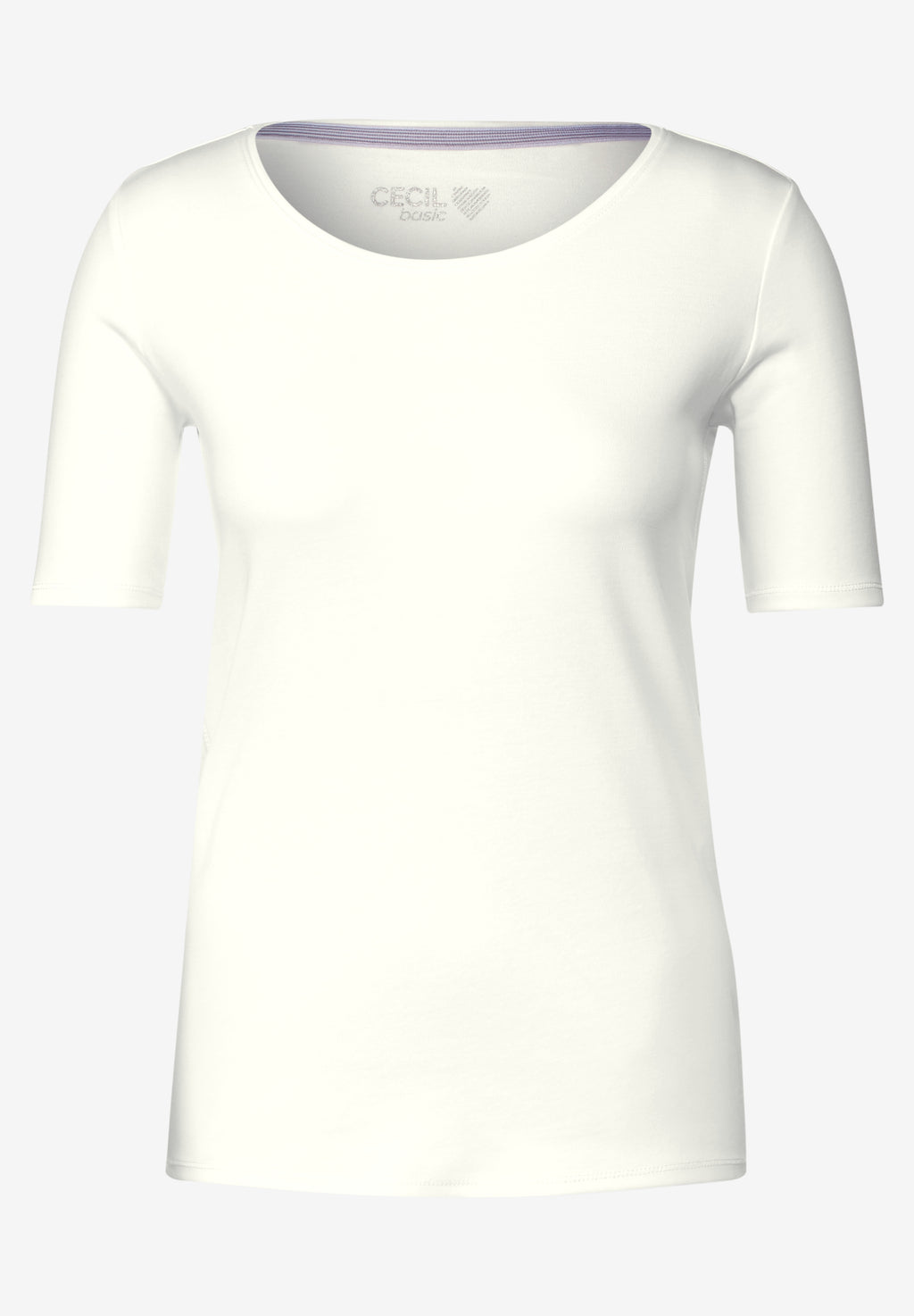 T-Shirt in Unifarbe