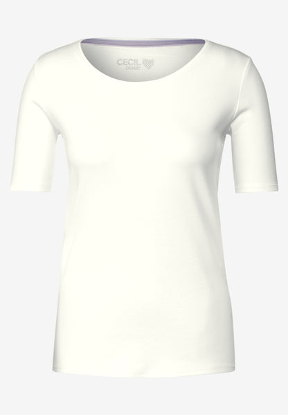 T-Shirt in Unifarbe