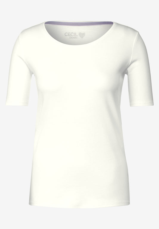 T-Shirt in Unifarbe