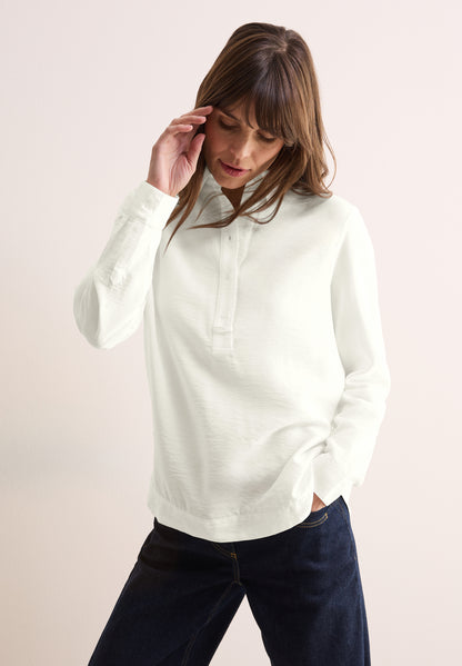 Bluse in Unifarbe