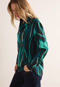 Bedruckte Bluse mit Hemdkragen von Cecil