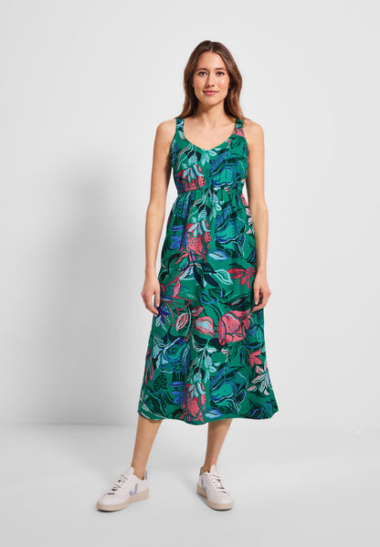 Midi Leinenmix Kleid