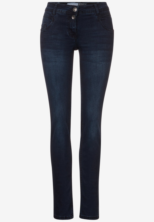 Blaue Loose Fit Jeans