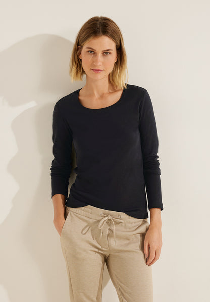 Basic Langarmshirt