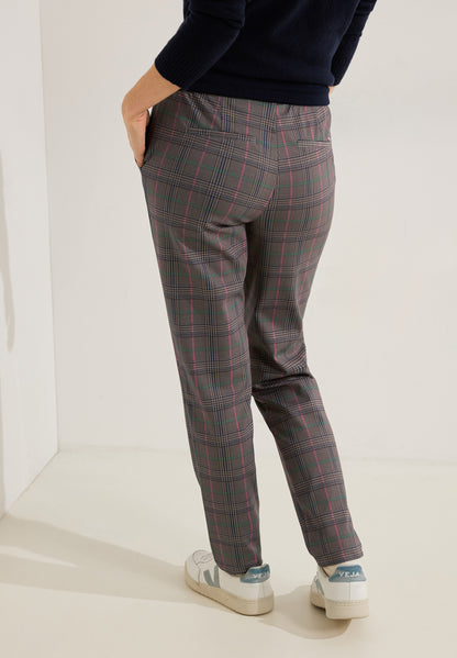 Karierte Casual Fit Hose
