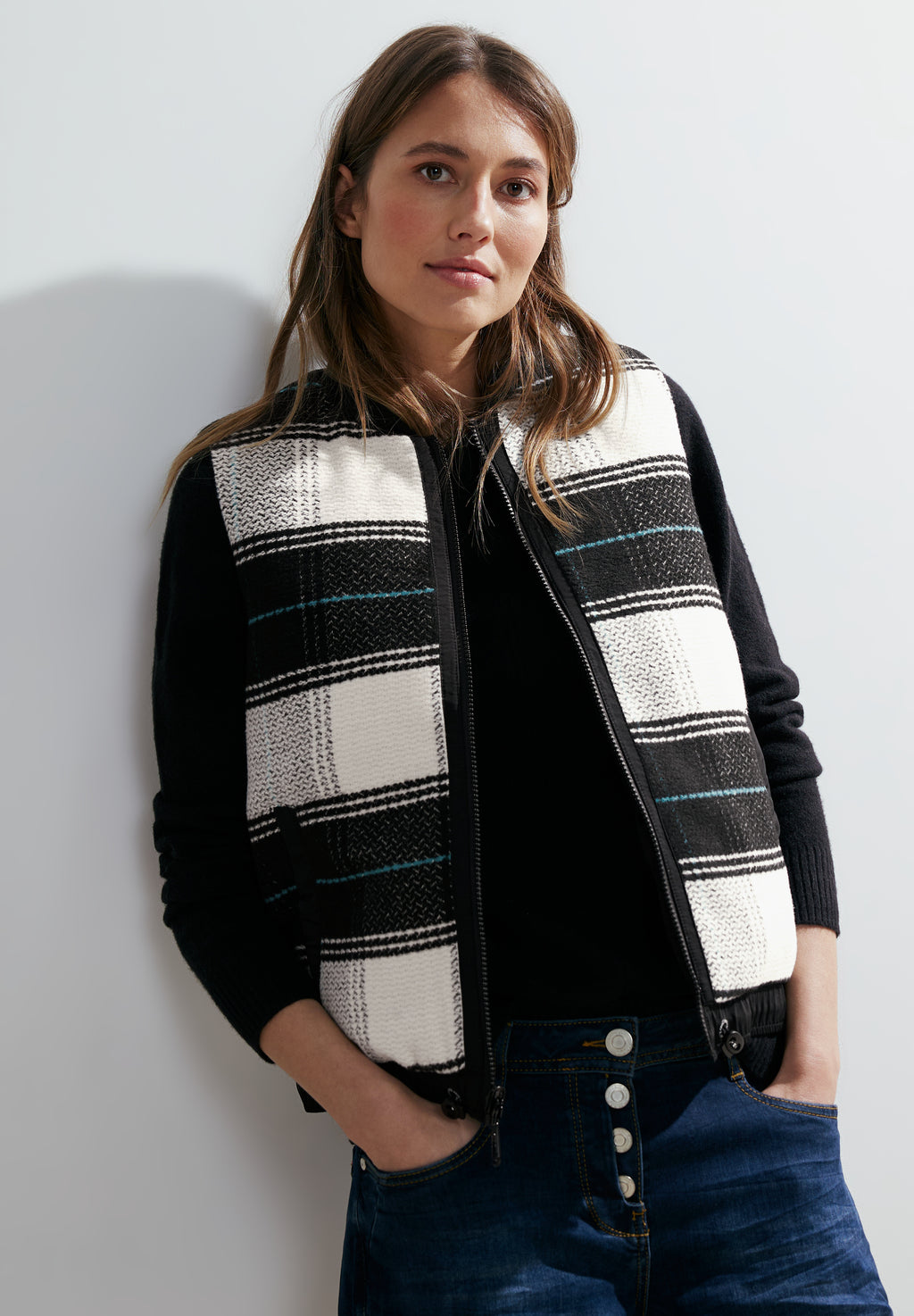 Beidseitig tragbare Weste