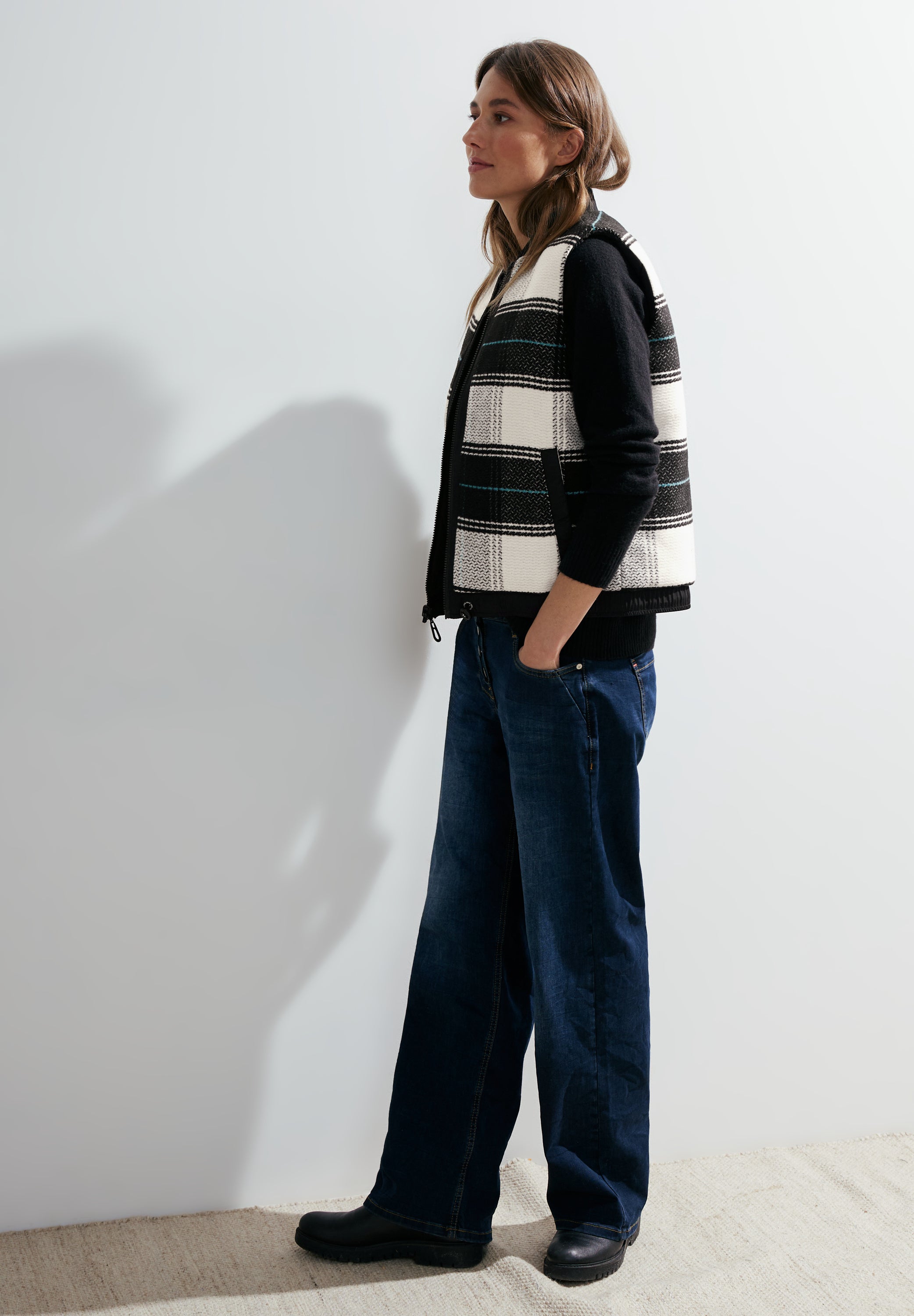 Beidseitig tragbare Weste