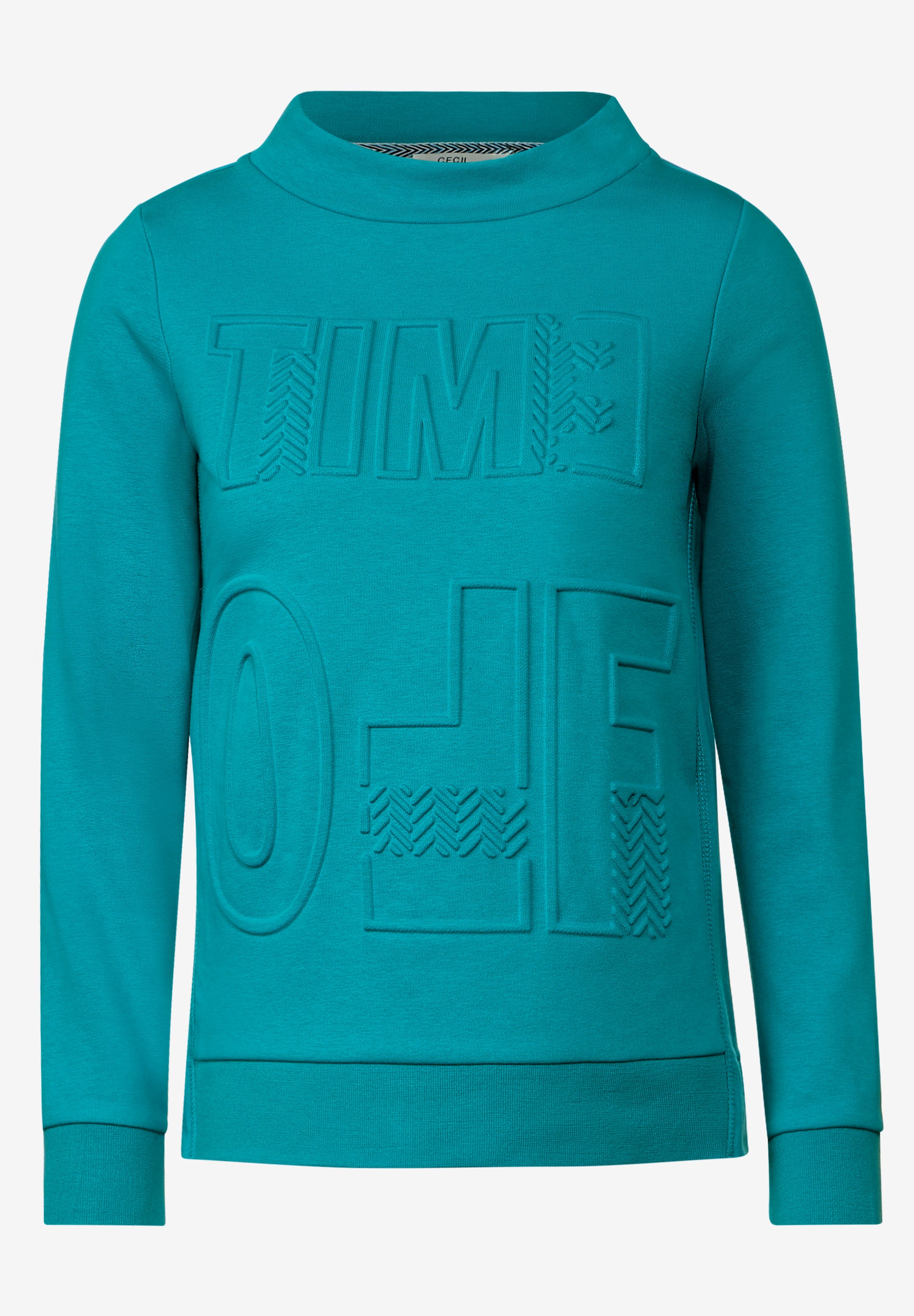 Sweatshirt mit Stehkragen