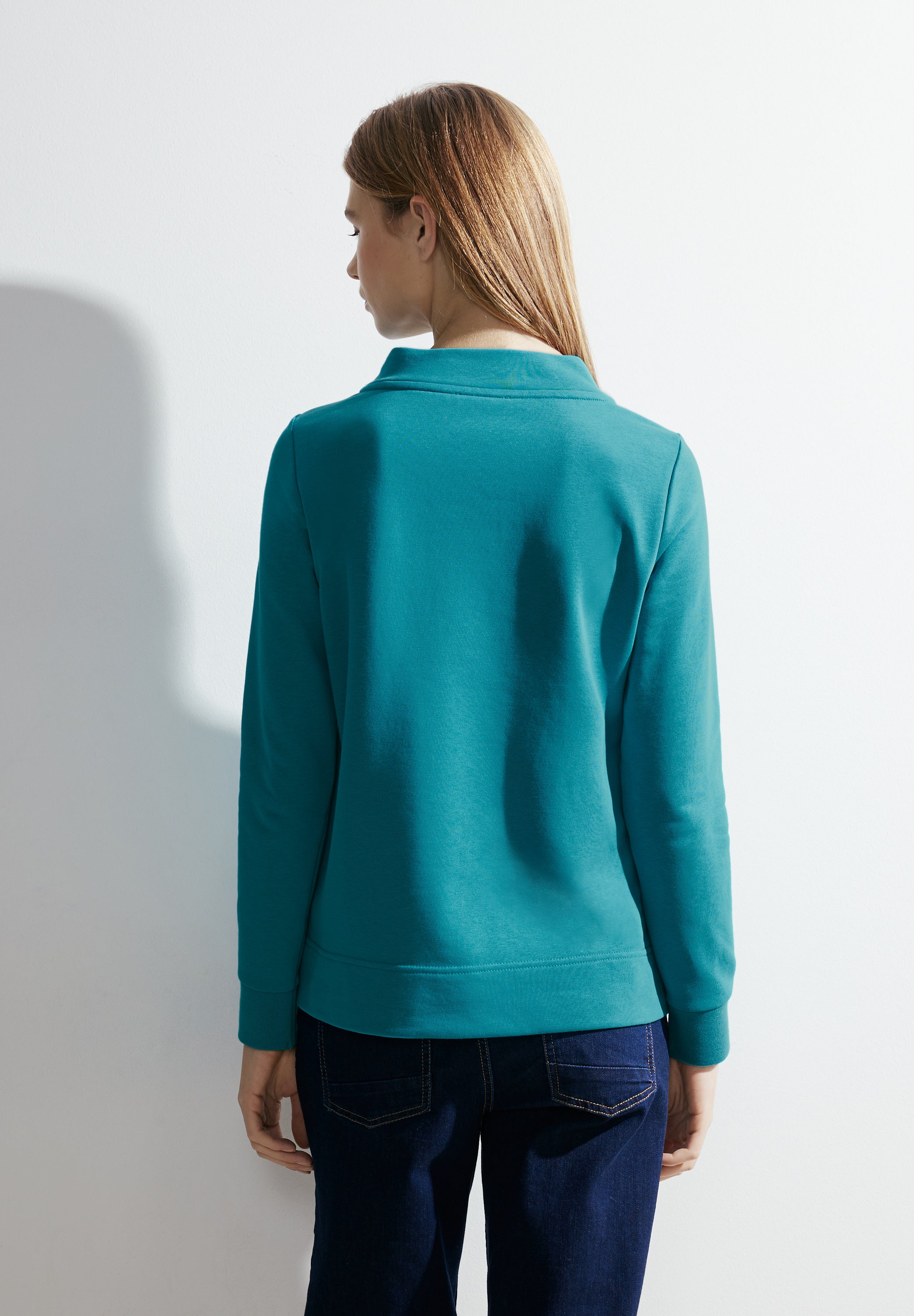 Sweatshirt mit Stehkragen