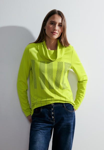 Volumenkragen Shirt