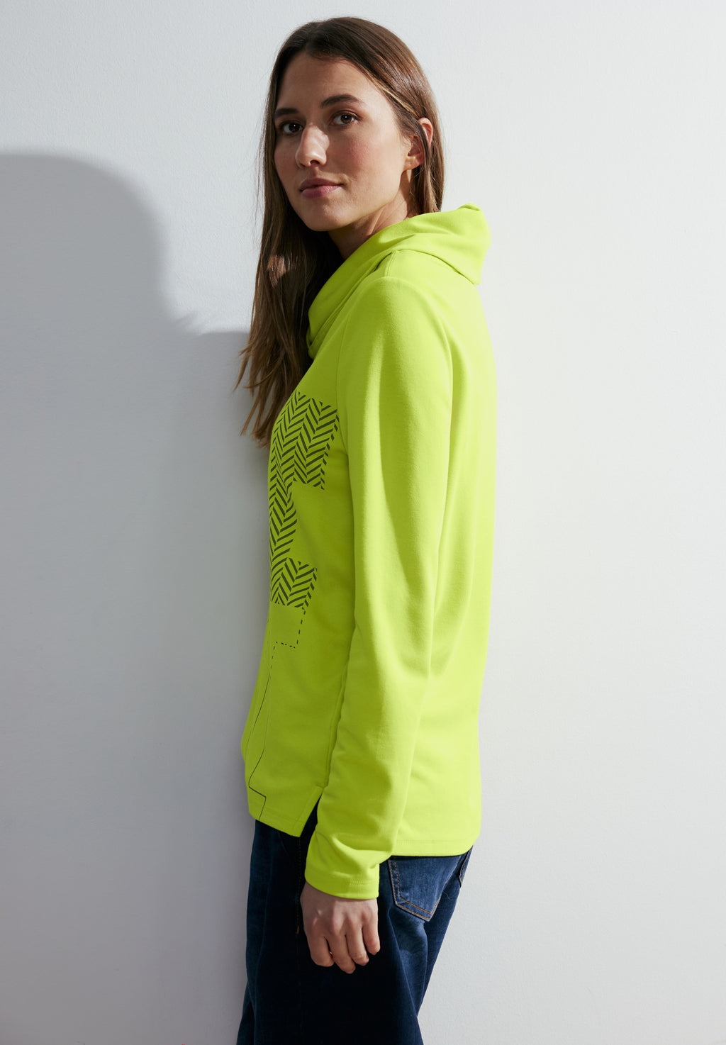 Volumenkragen Shirt