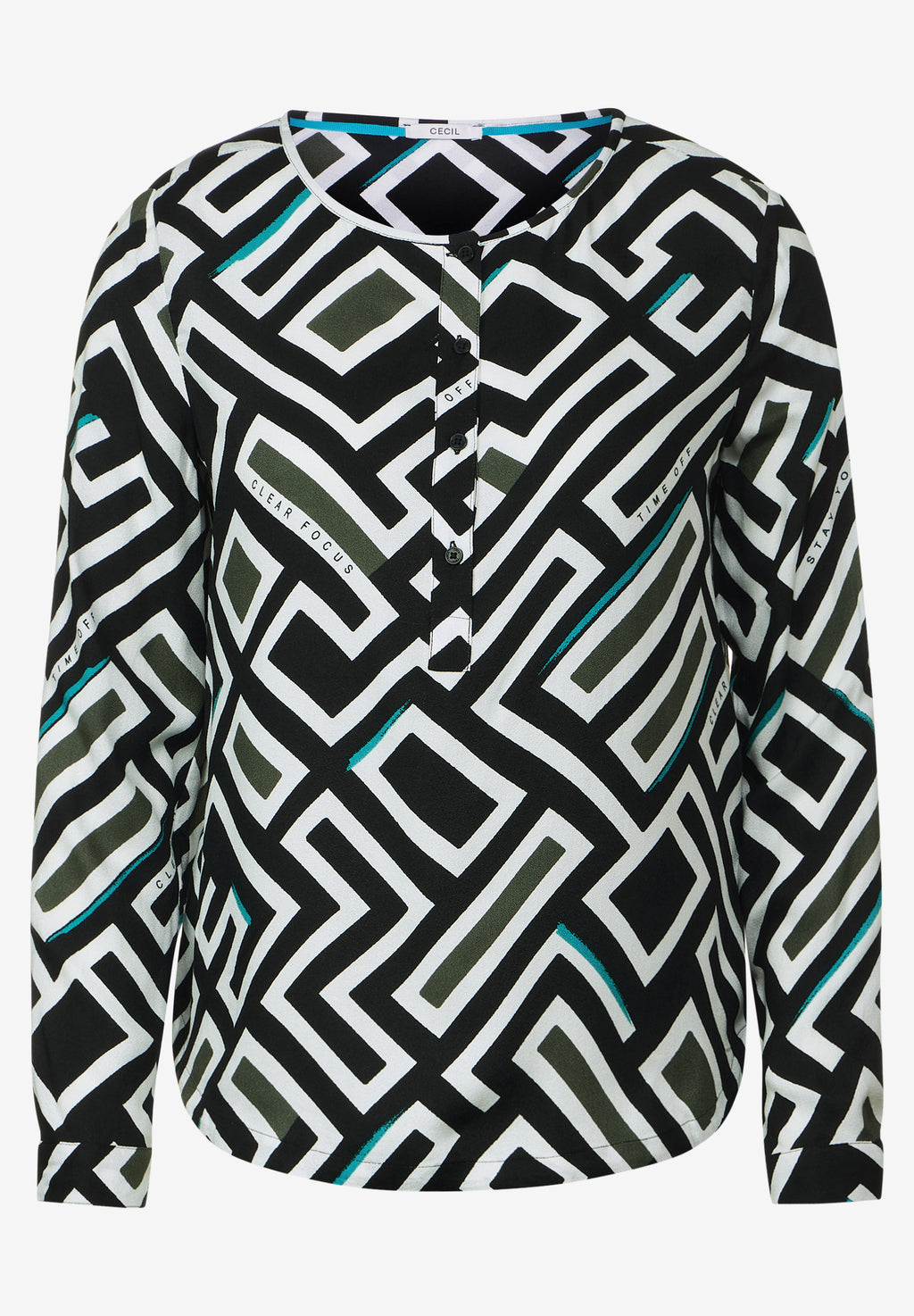 Bluse mit Alloverprint