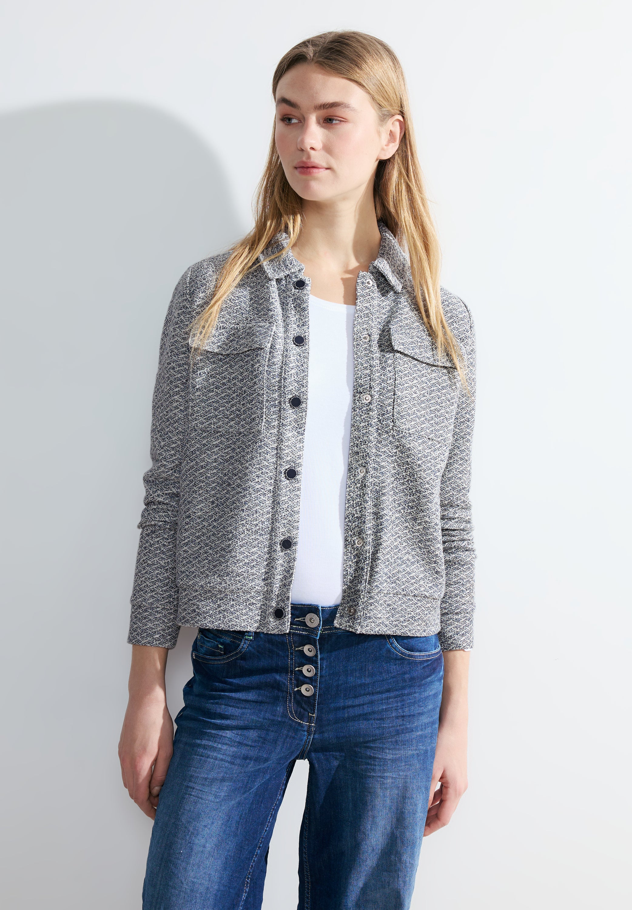 Bouclé Jacke