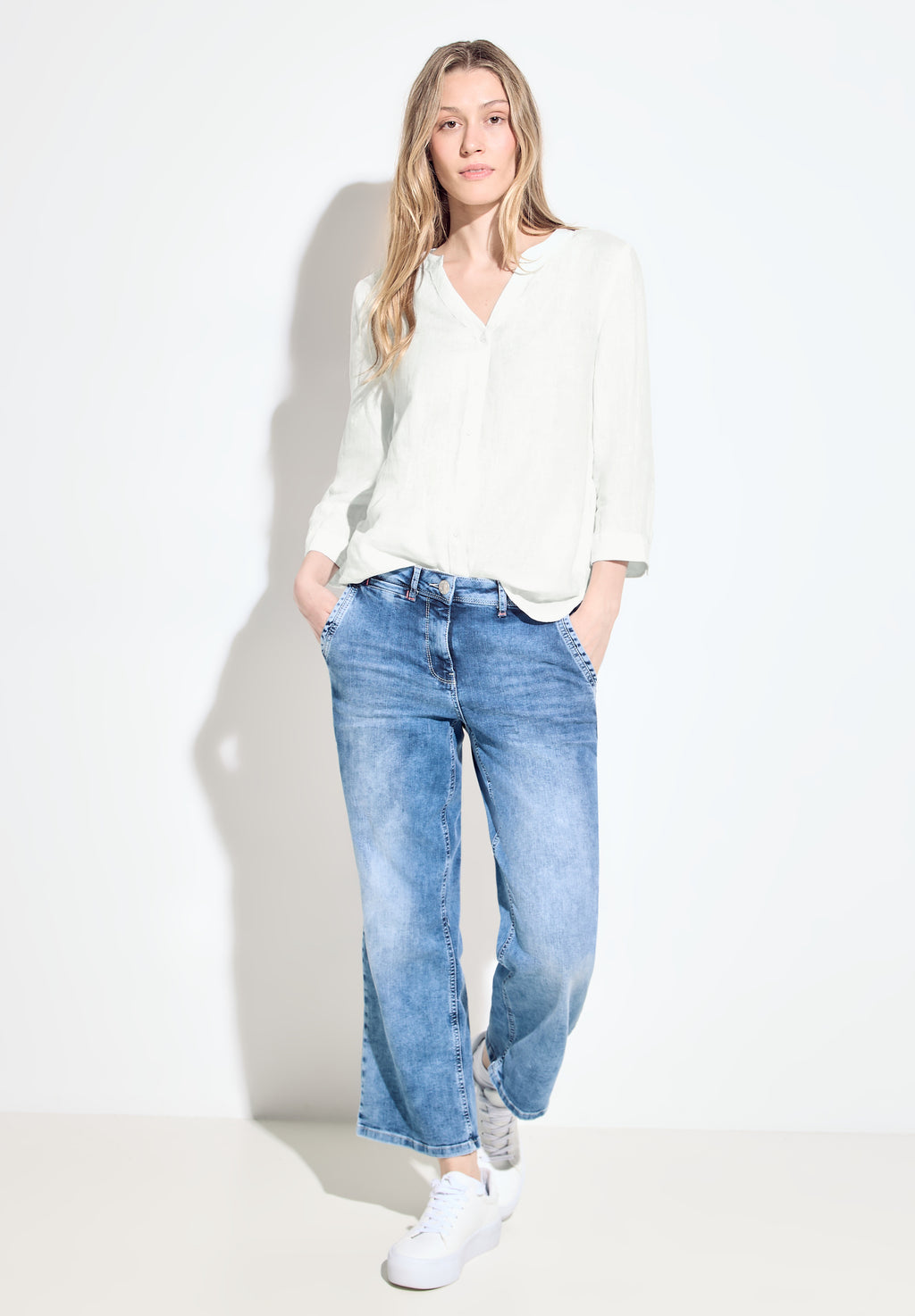 Bluse aus Leinen