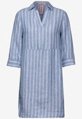 Leinenkleid mit Streifen