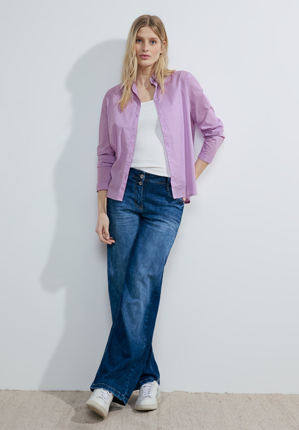 Gestreifte Hemdbluse