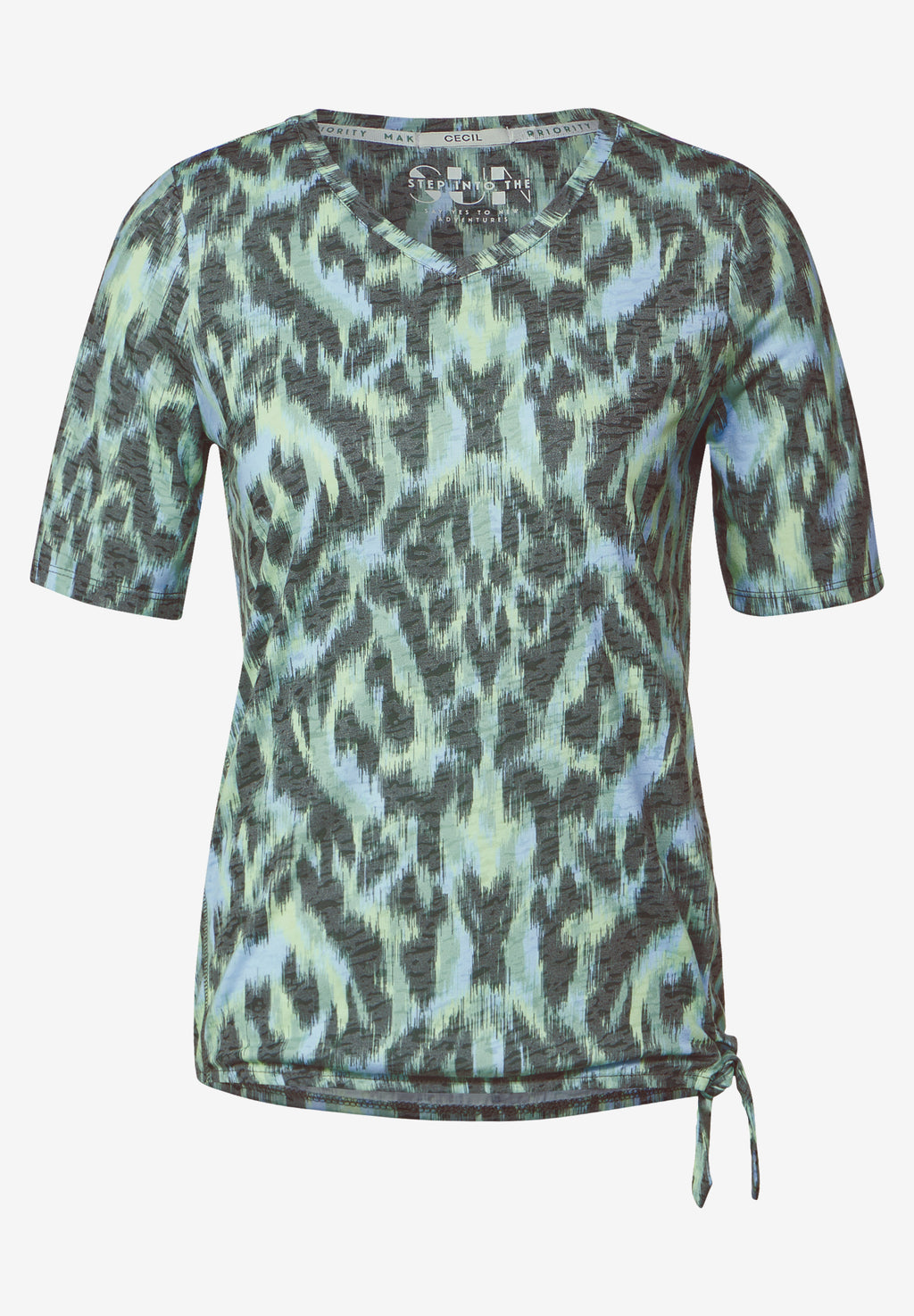 Burn Out Print T-Shirt