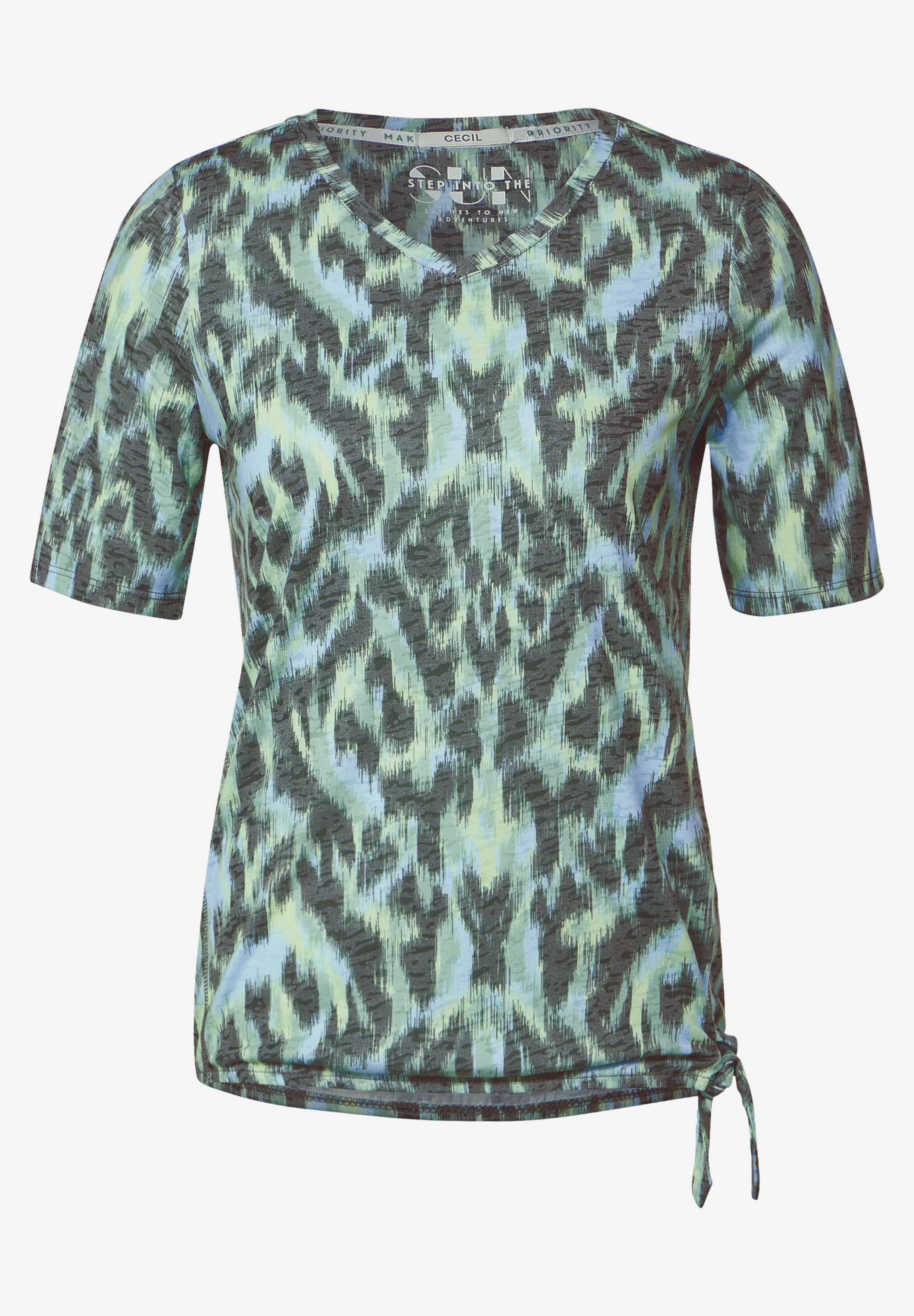 Burn Out Print T-Shirt