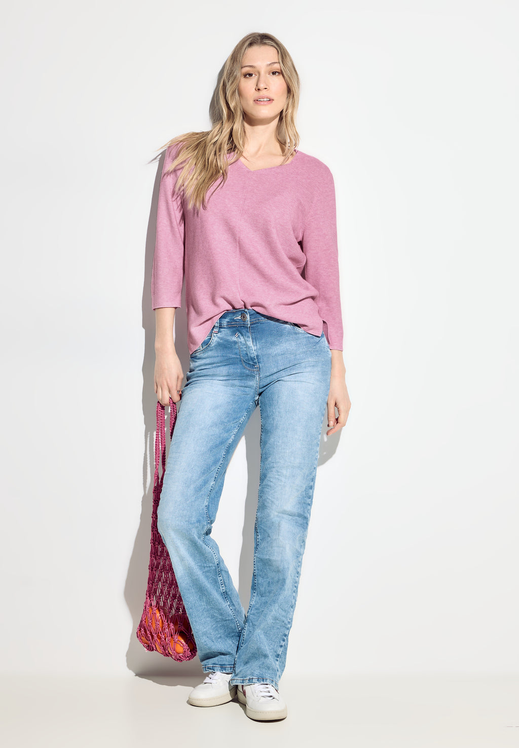 Pullover mit V-Ausschnitt