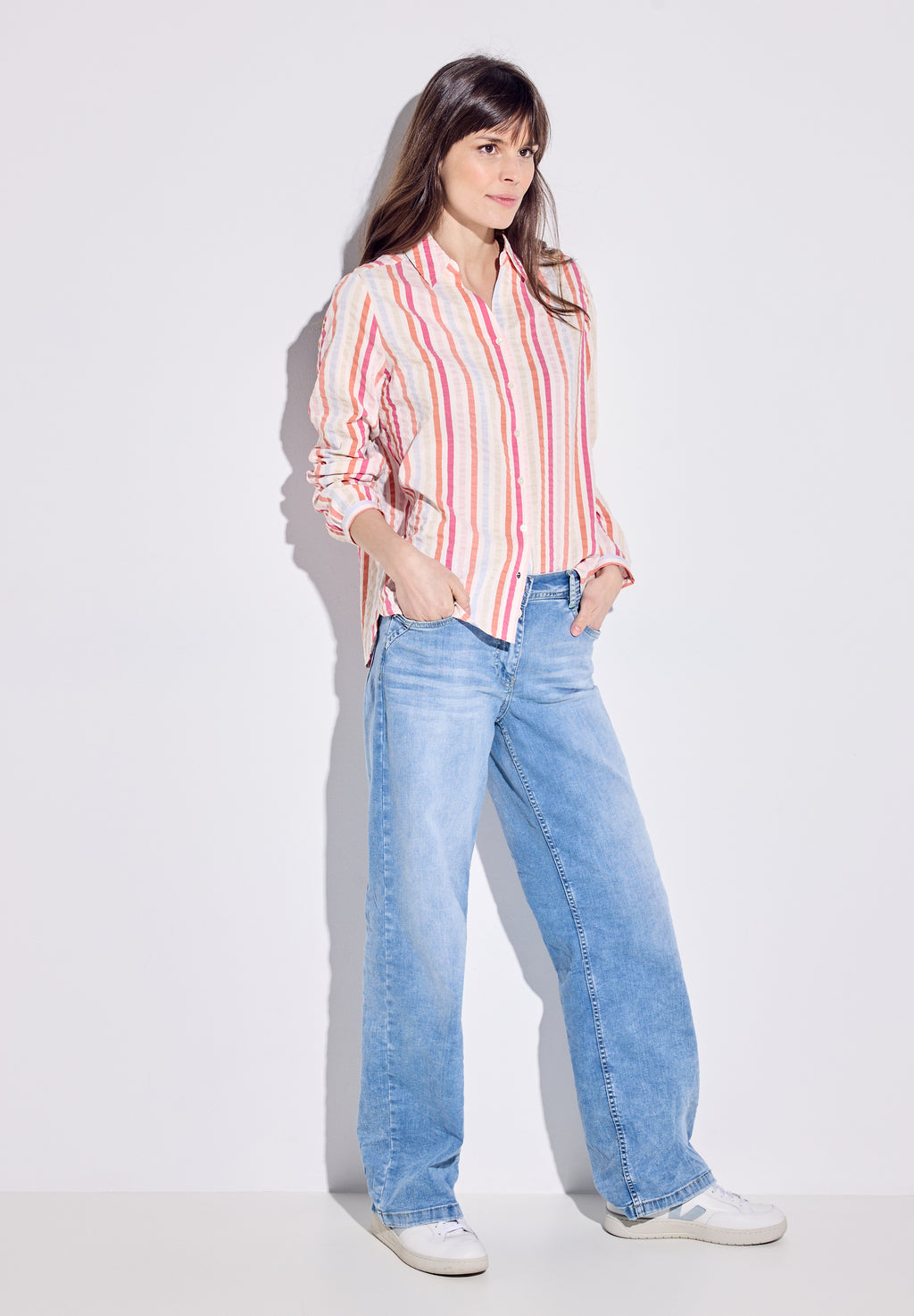 Seersucker Bluse
