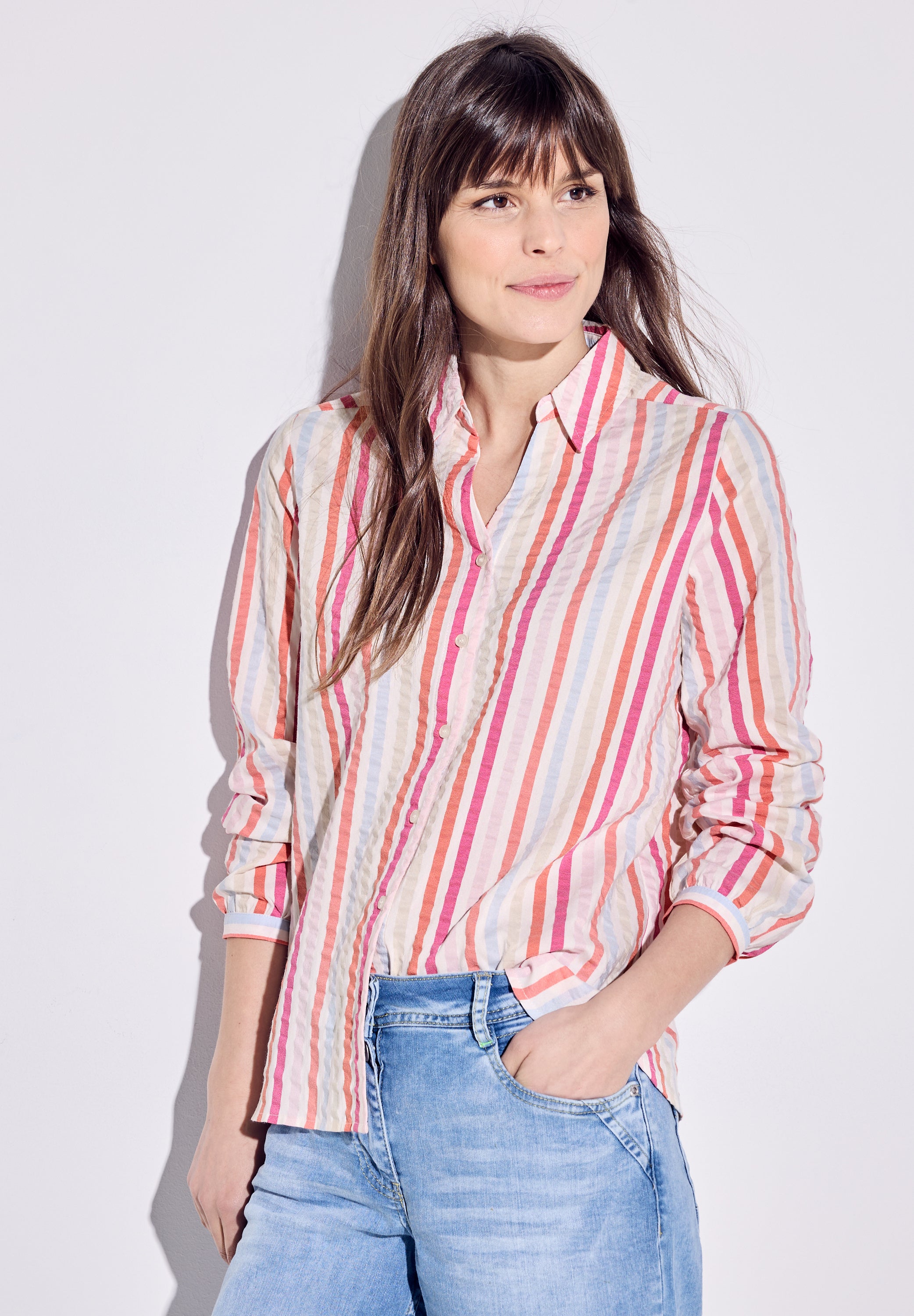 Seersucker Bluse