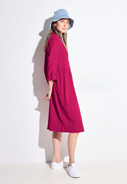 Kleid mit Streifen-Struktur