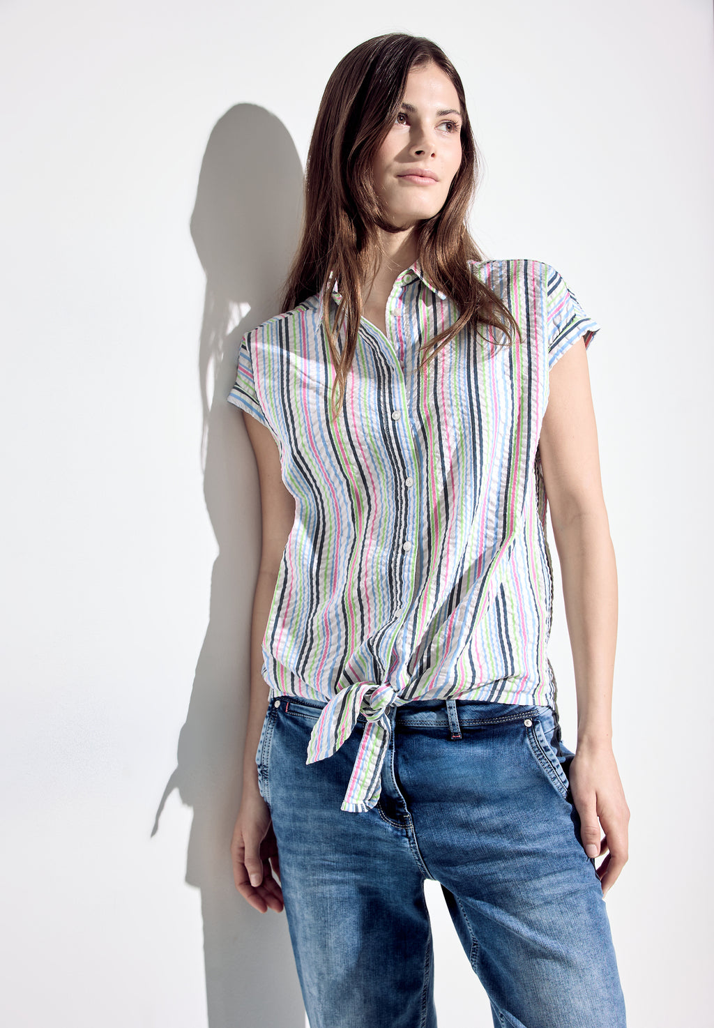 Seersucker Bluse