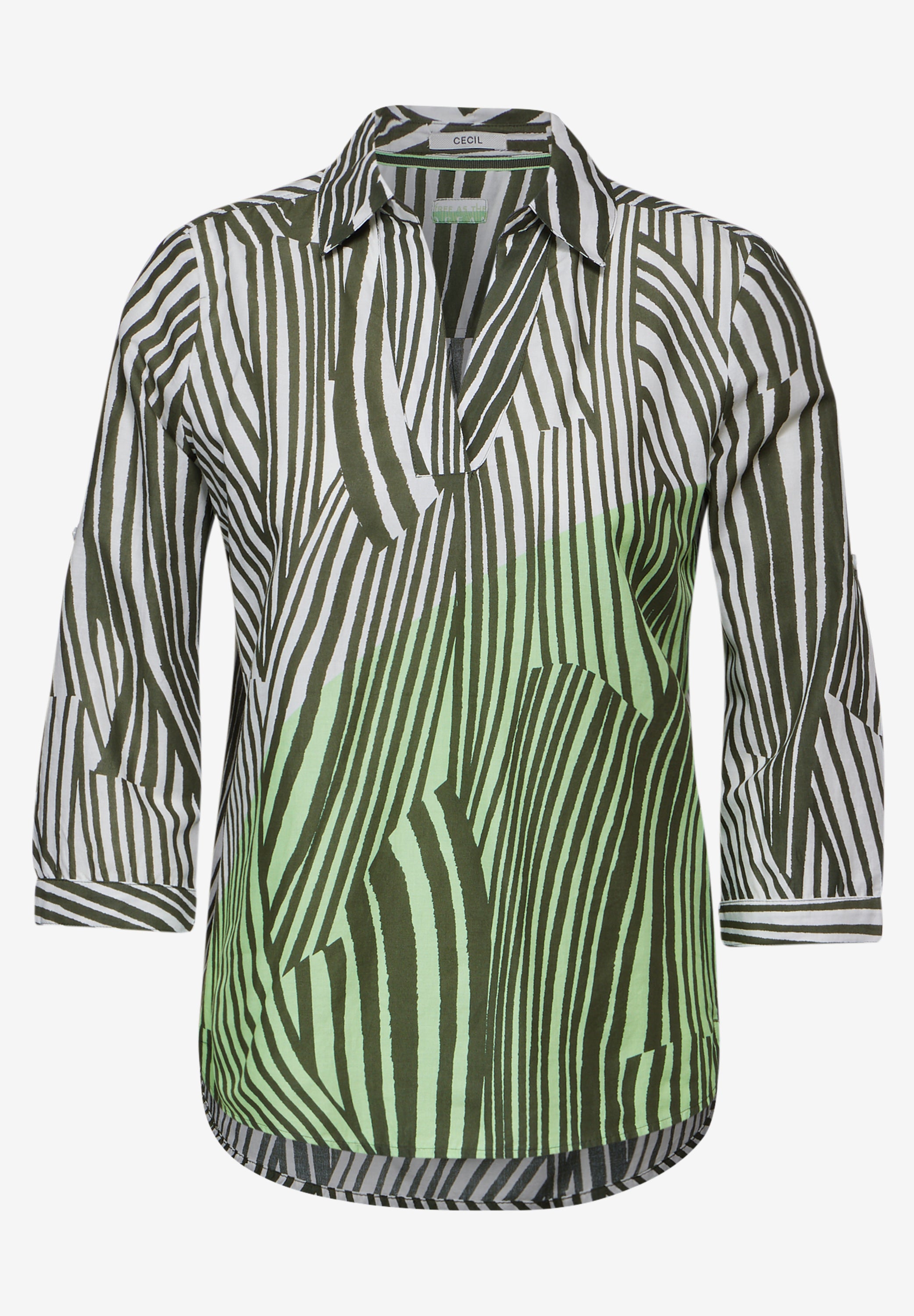 Streifen Longbluse