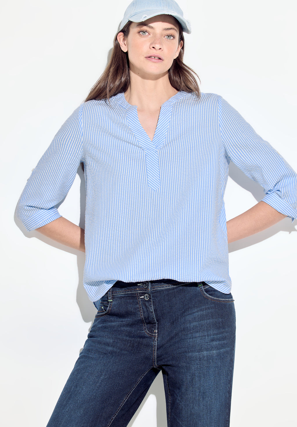 Seersucker Bluse
