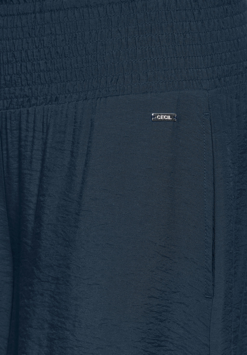 Struktur Hose mit Wide Legs