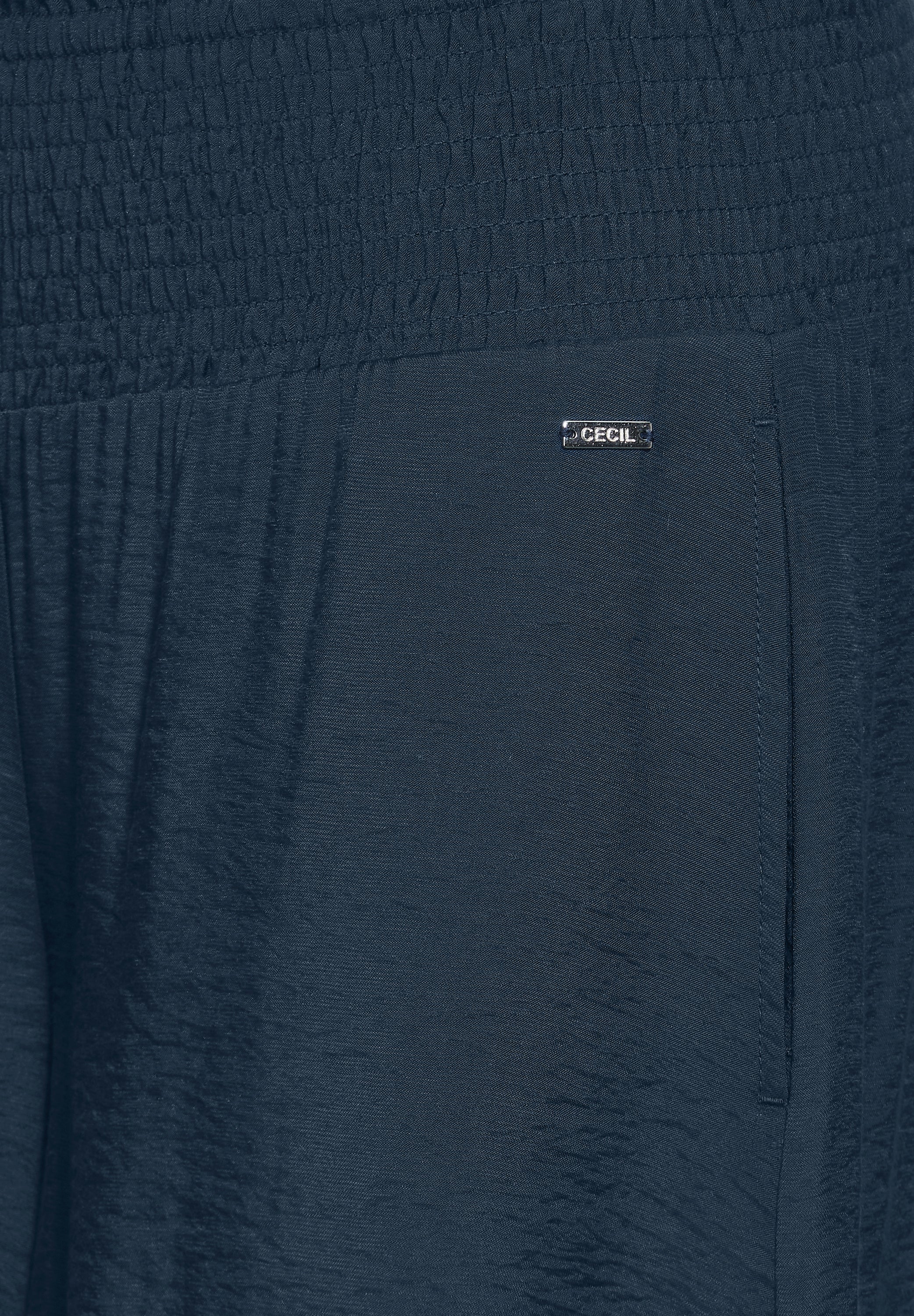 Struktur Hose mit Wide Legs