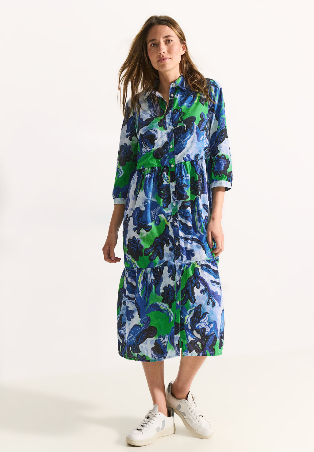 Midikleid mit Print