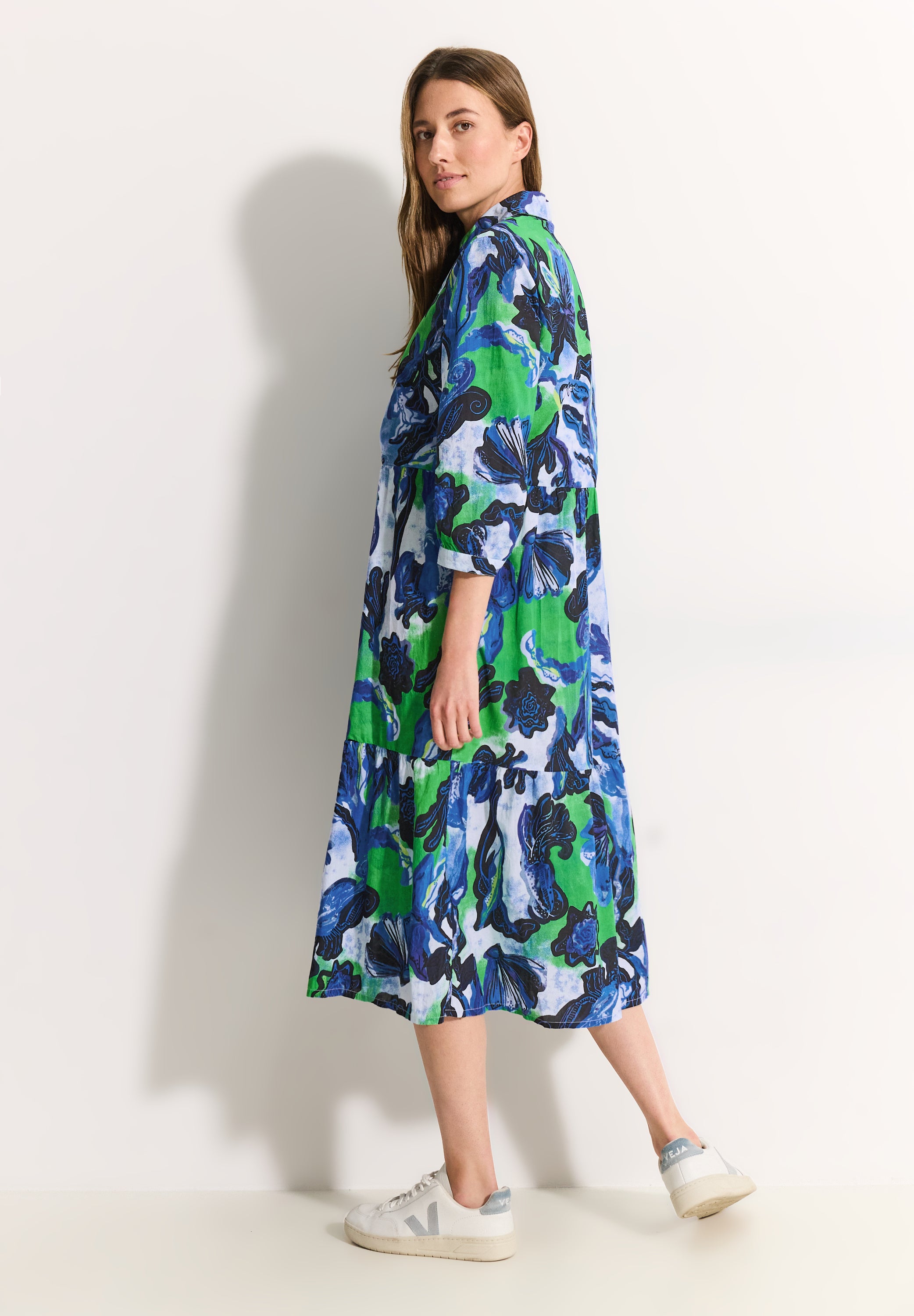 Midikleid mit Print