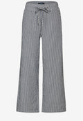 Gestreifte 7/8 Hose
