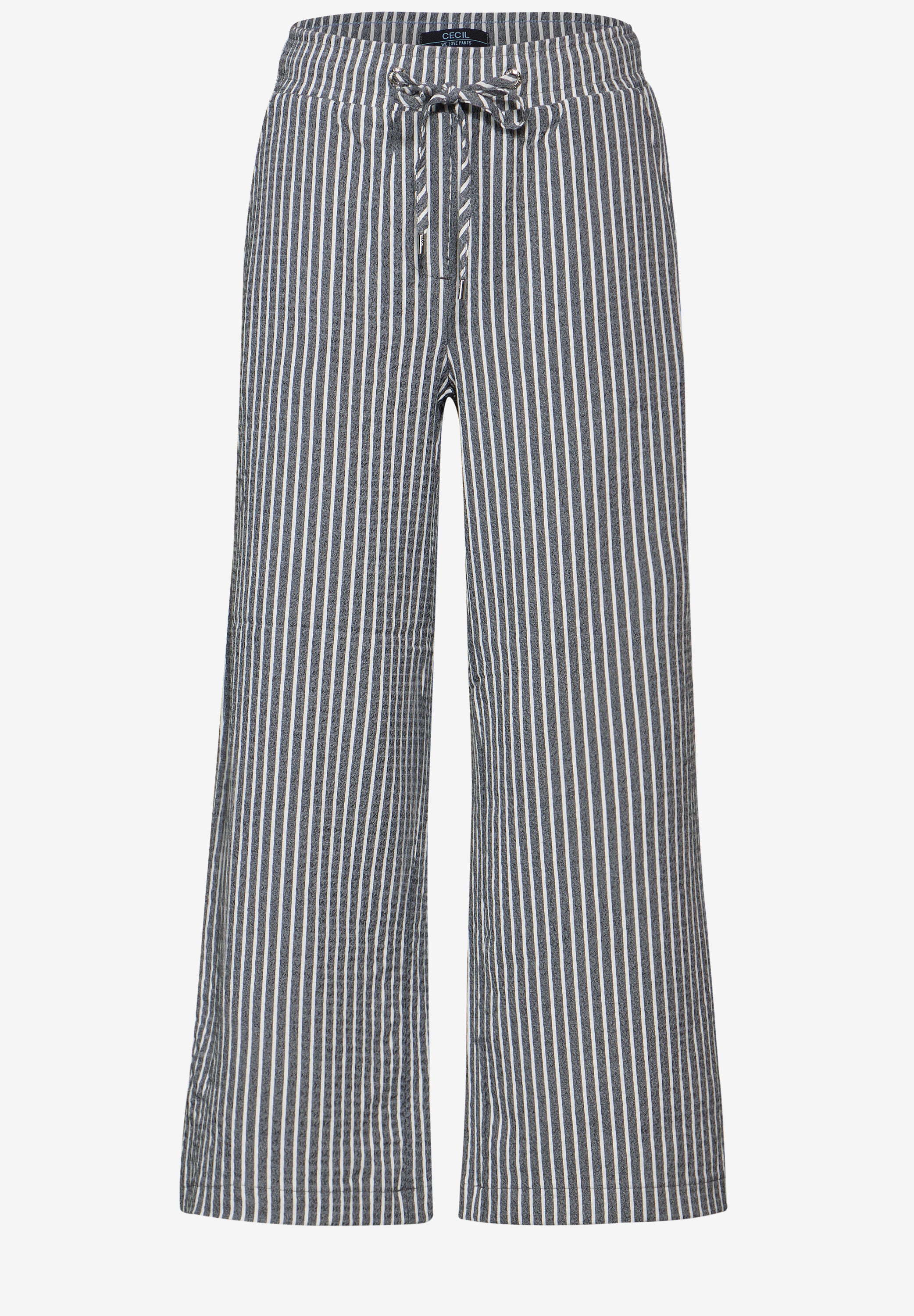 Gestreifte 7/8 Hose