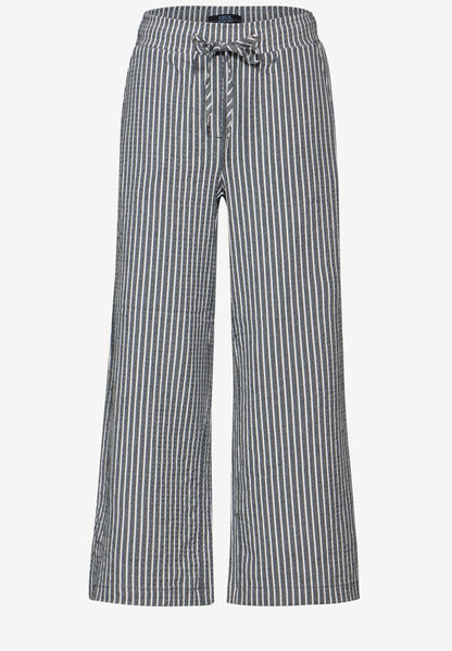 Gestreifte 7/8 Hose