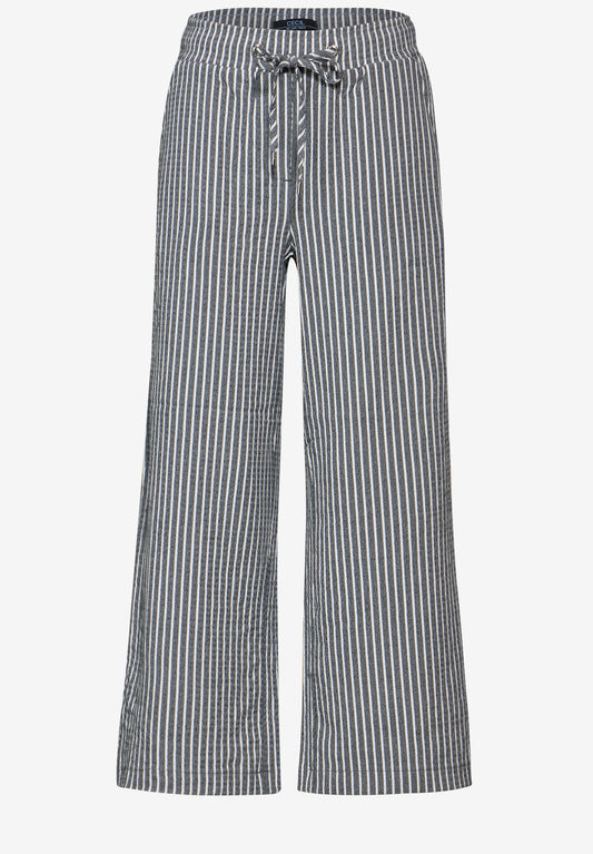 Gestreifte 7/8 Hose