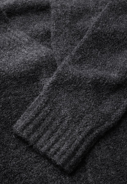 Langer Bouclé Cardigan
