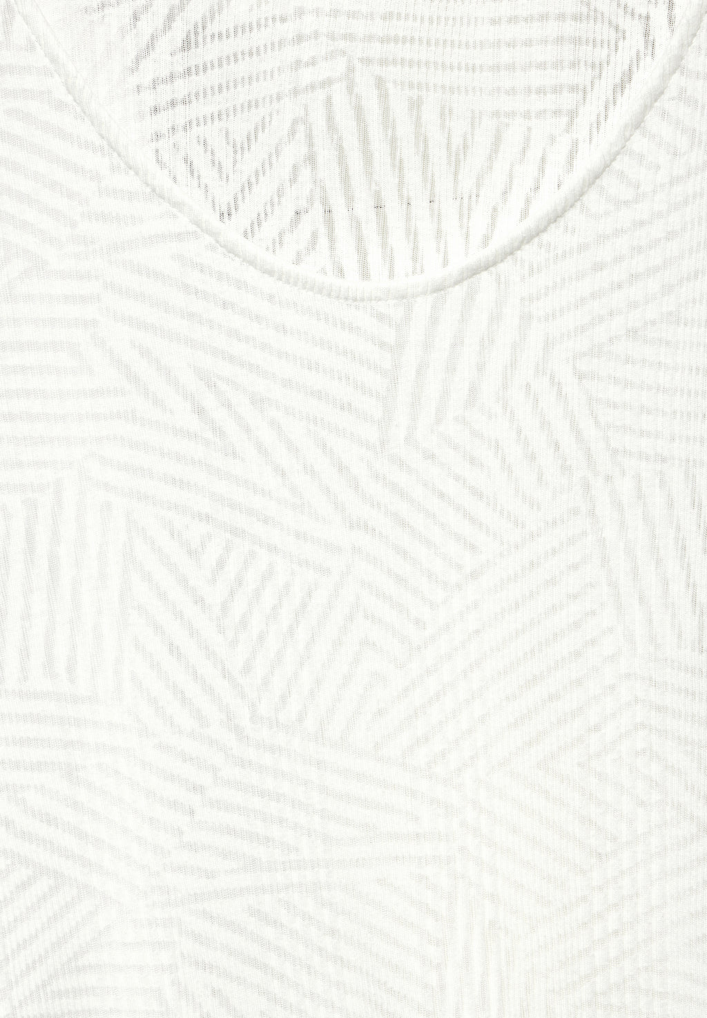Geripptes Burn-Out T-Shirt