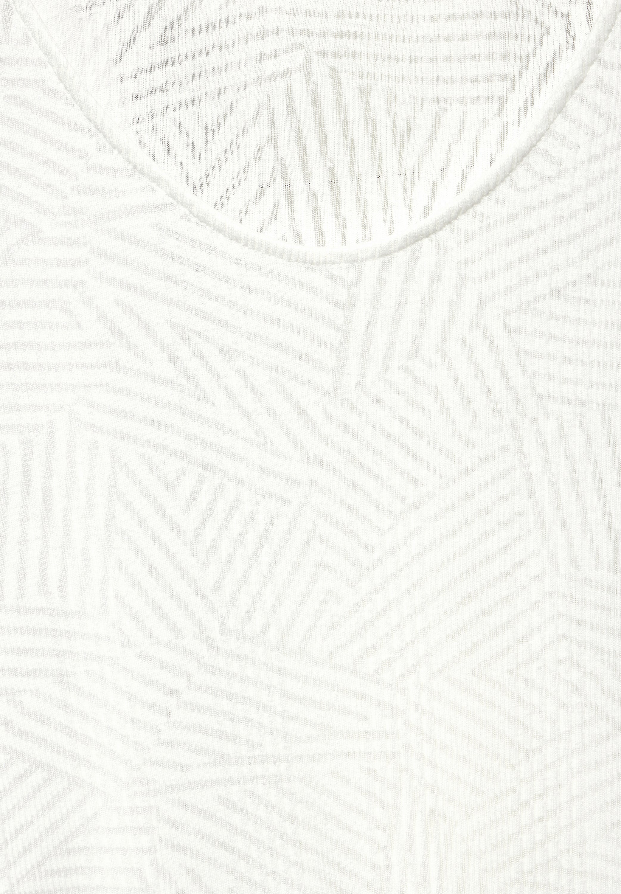 Geripptes Burn-Out T-Shirt