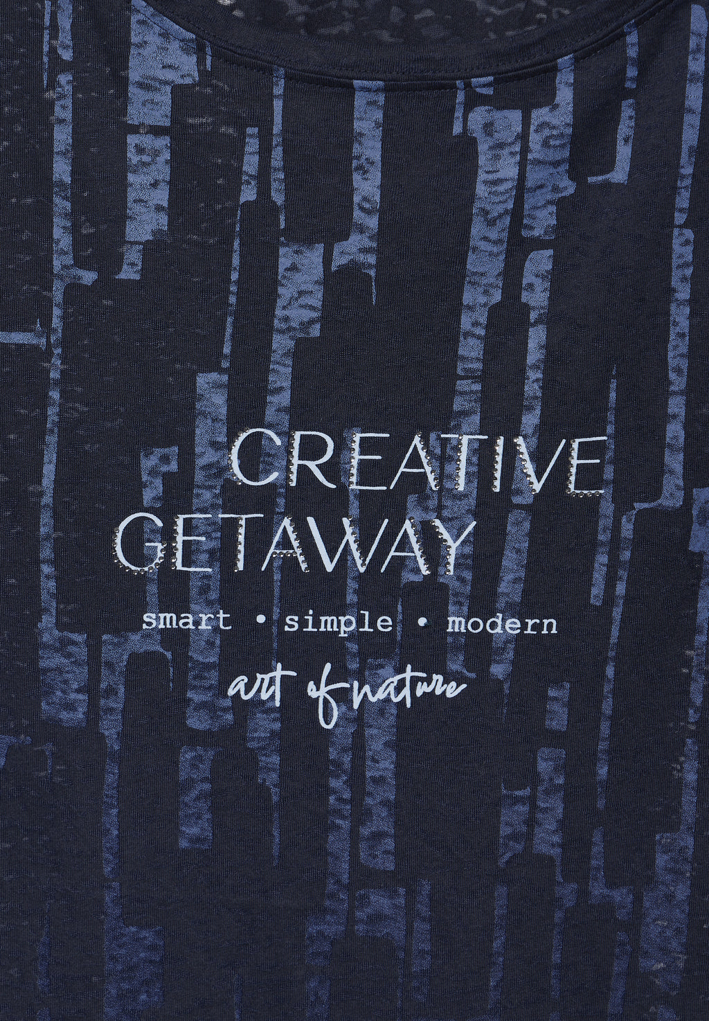 T-Shirt im Burn-Out Look