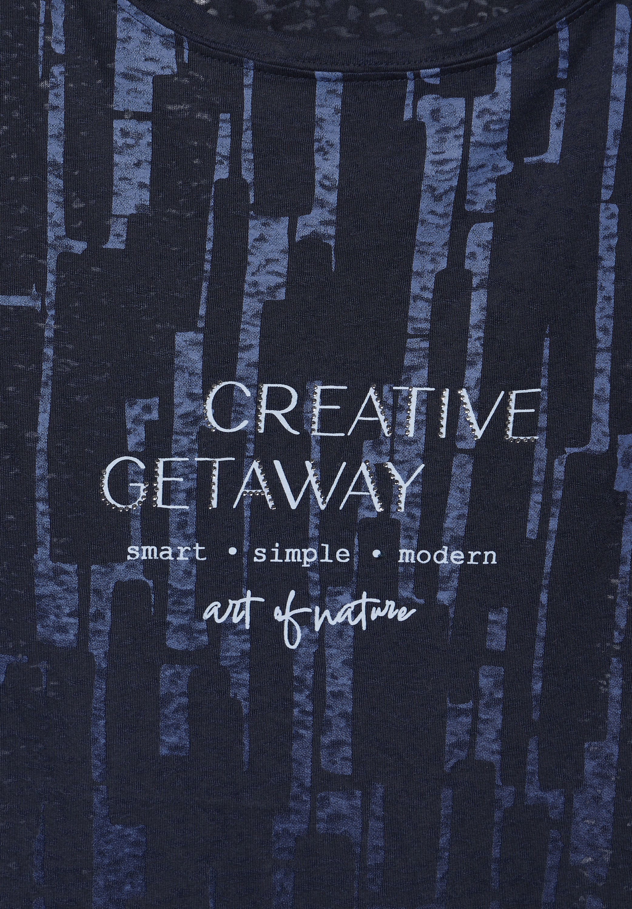 T-Shirt im Burn-Out Look