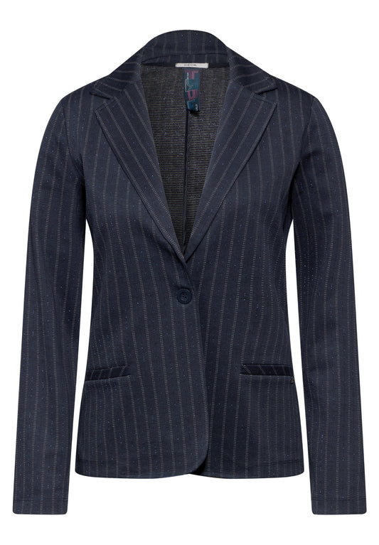 Blazer im Nadelstreifen-Look