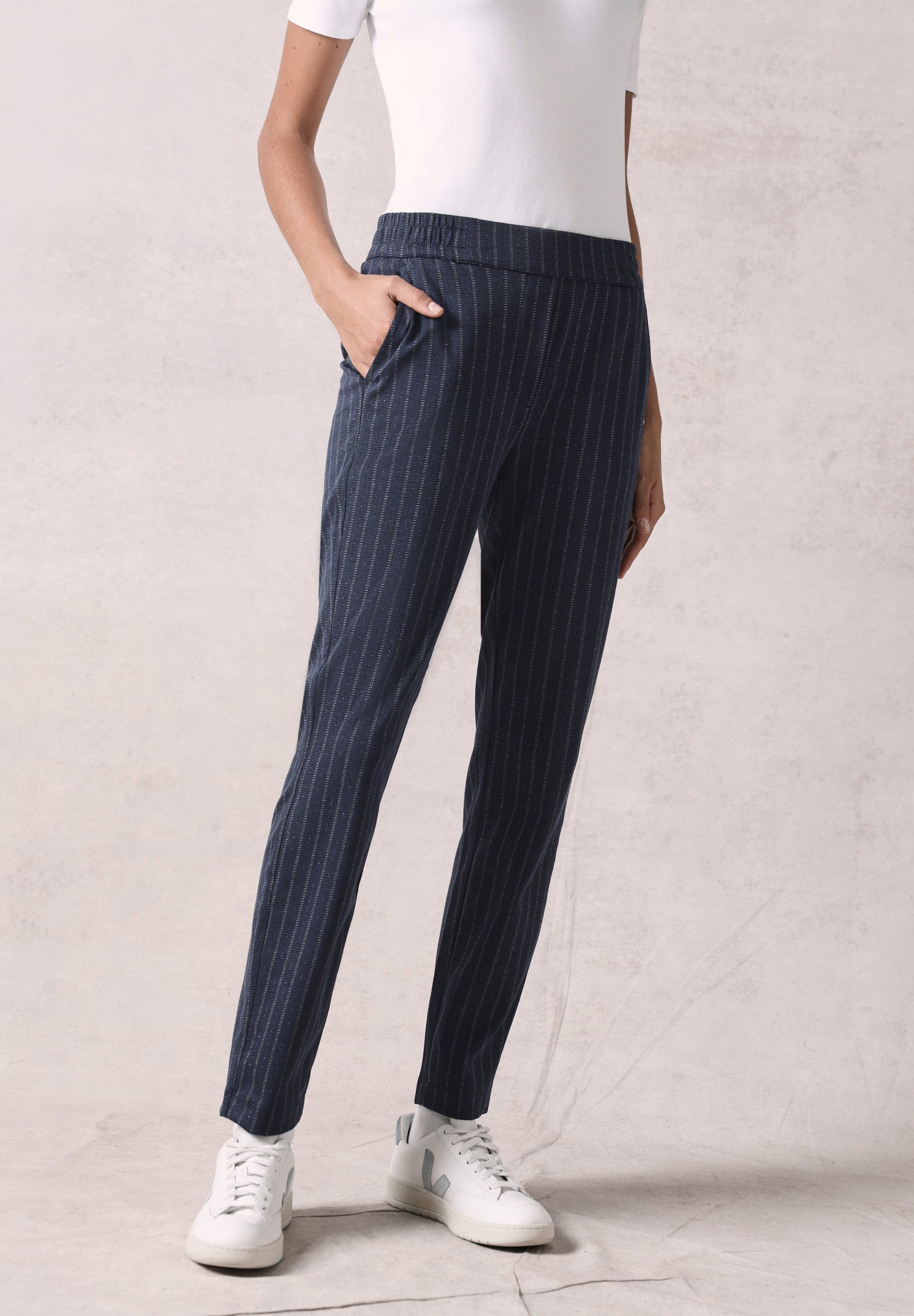 Hose im Nadelstreifen-Look