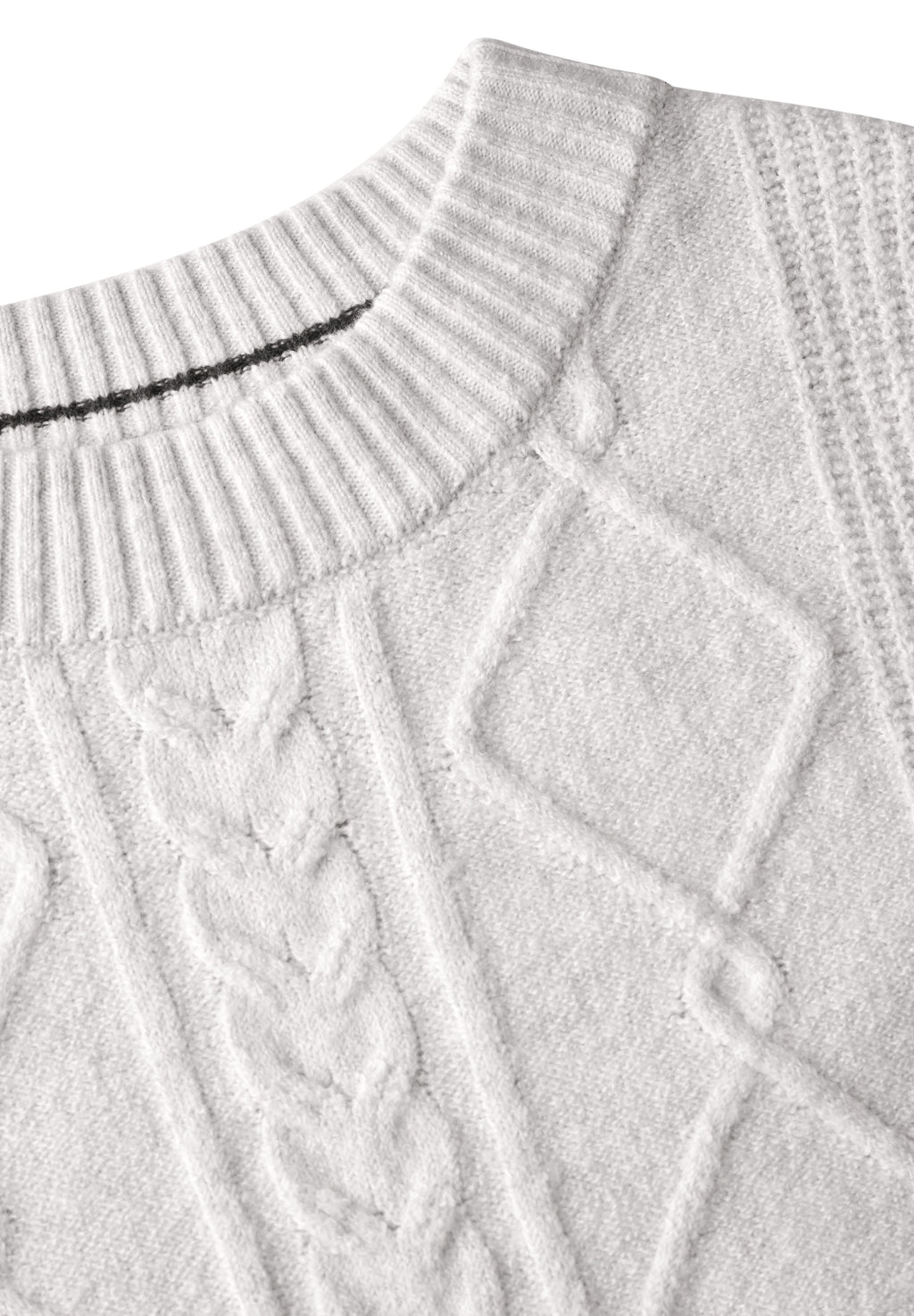 Pullover mit Strickmuster