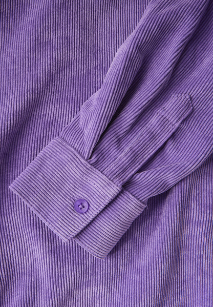 Cordkleid in Unifarbe